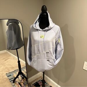 NWT SZM: Nike Men's Dri-FIT Fleece Pullover Fitness Hoodie in Blue - Mens Medium